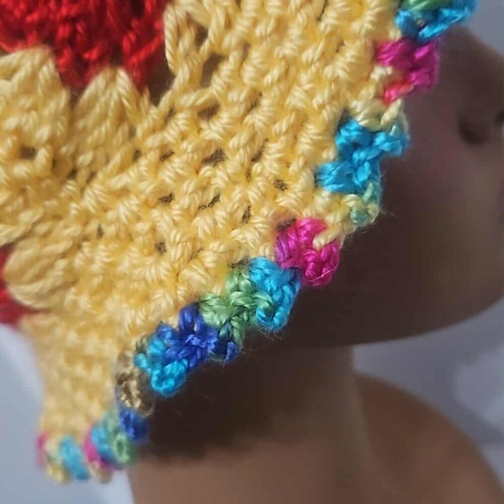 Handmade Crocheted Bucket Hat - Picture 7 of 7